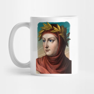 Italian Writer Giovanni Boccaccio illustration Mug